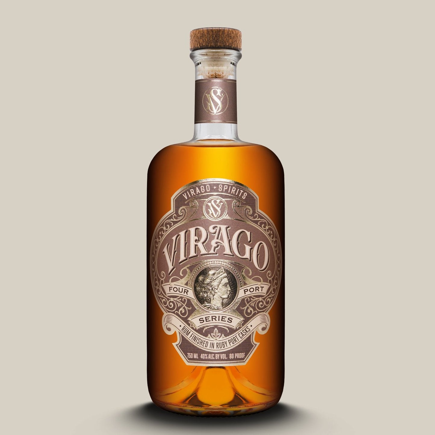 Virago Spirits Ruby Port Cask Finished Rum